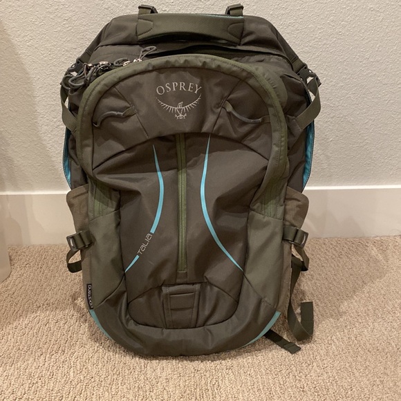 OSPREY Gray and Blue Backpack - Picture 1 of 4